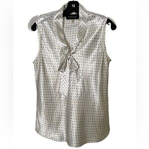 Evan Picone neck tie sleeveless top